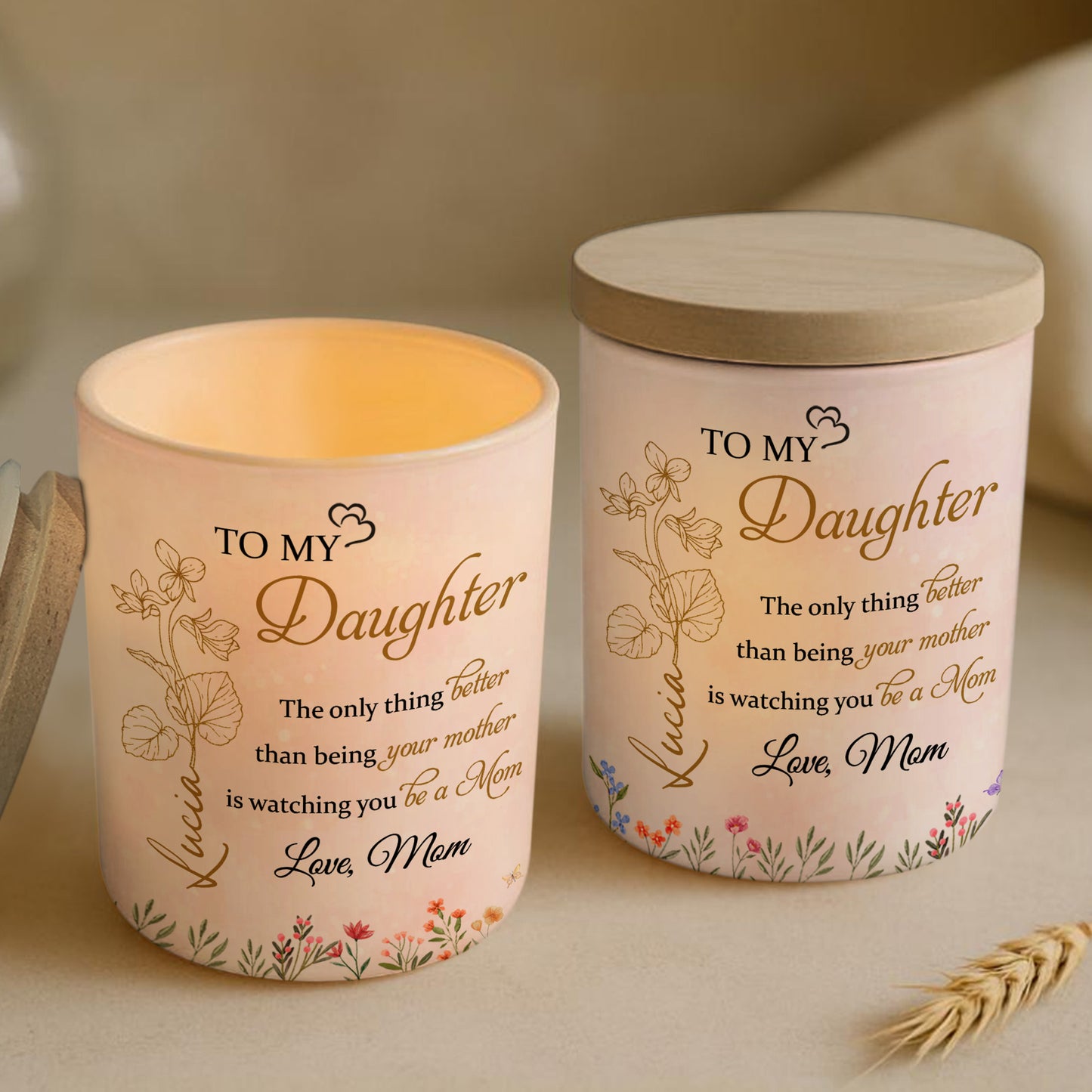 To My Daughter, Watching You Be A Mom, Floral Design