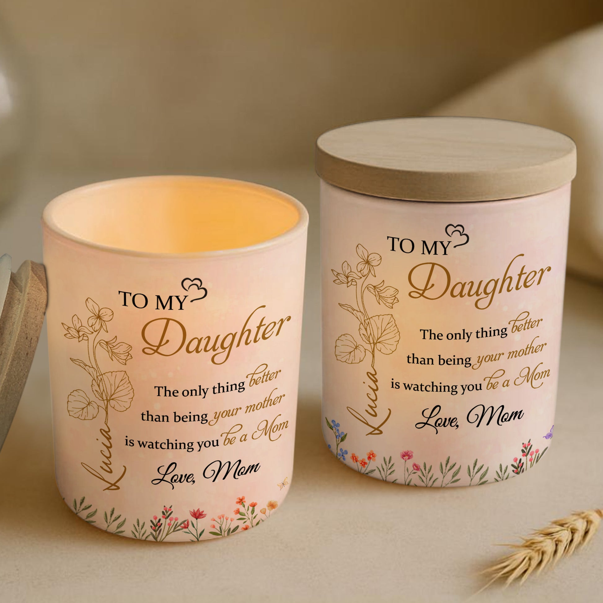 To My Daughter, Watching You Be A Mom, Floral Design