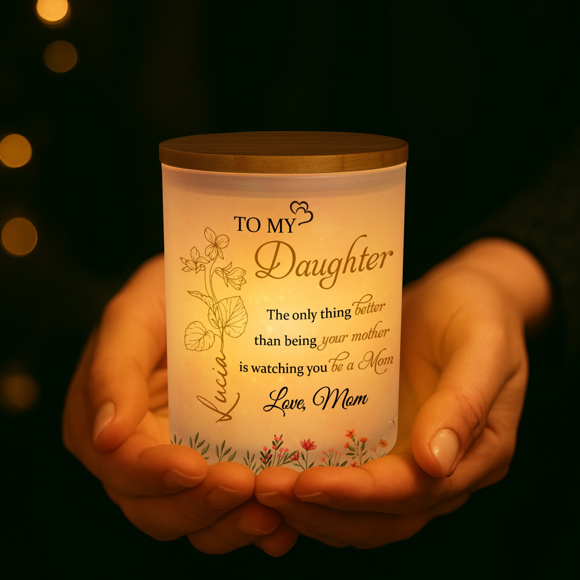 To My Daughter, Watching You Be A Mom, Floral Design