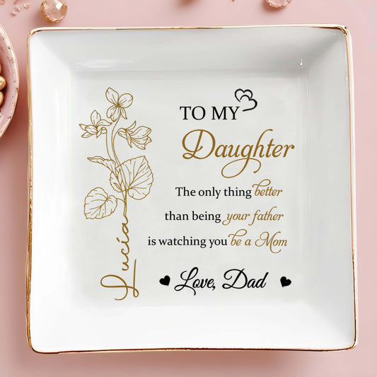 To My Daughter Watching You Be A Mom Floral Design