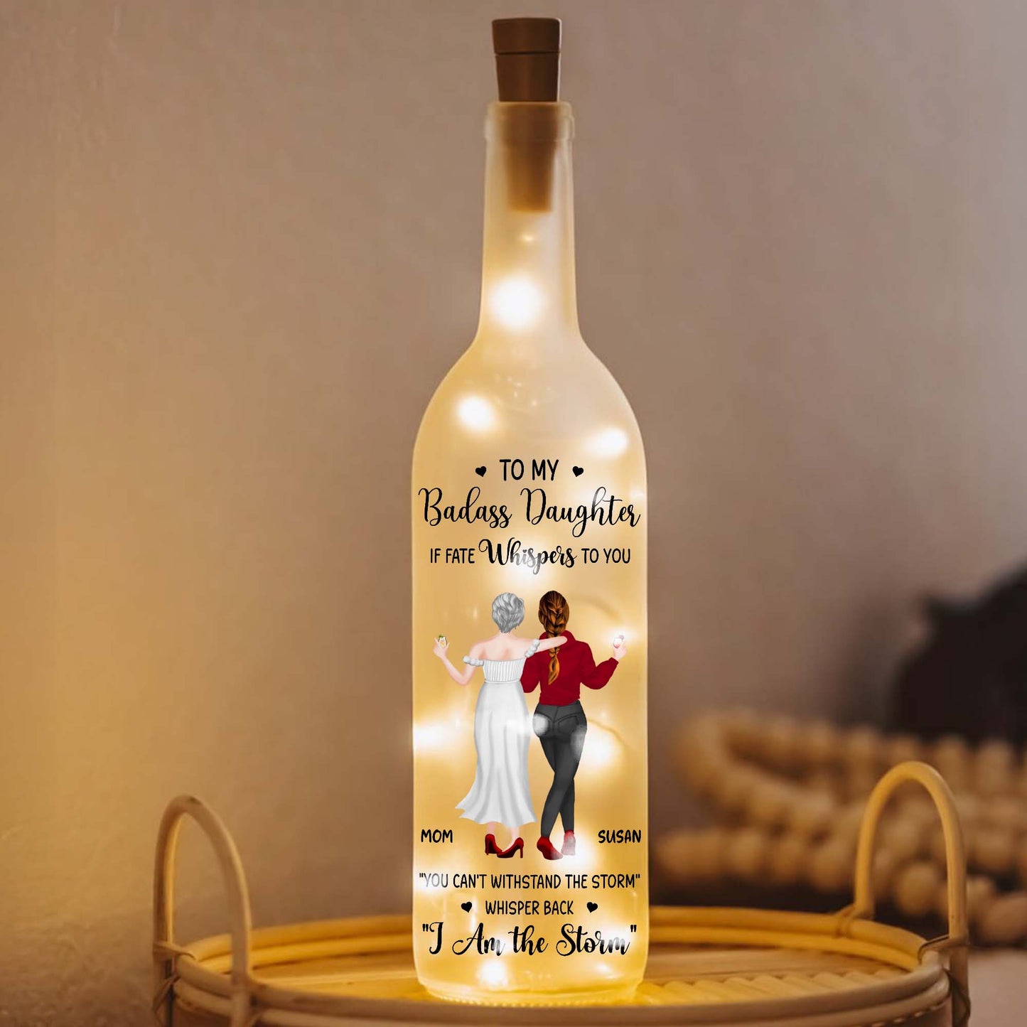 To My Badass Daughter, Whisper Back I Am The Storm