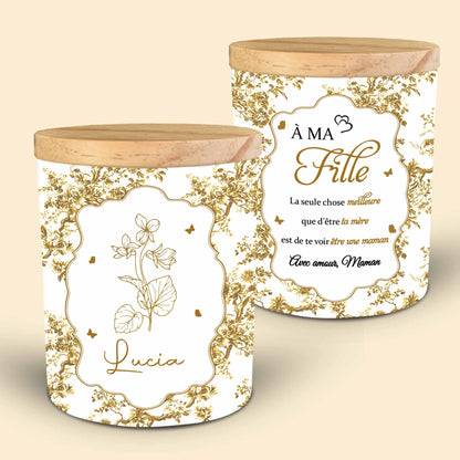 The Best Thing About Being a Mother, Flowers and Hearts Design