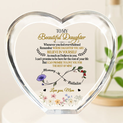 To My Beautiful Daughter, Flowers and Hearts