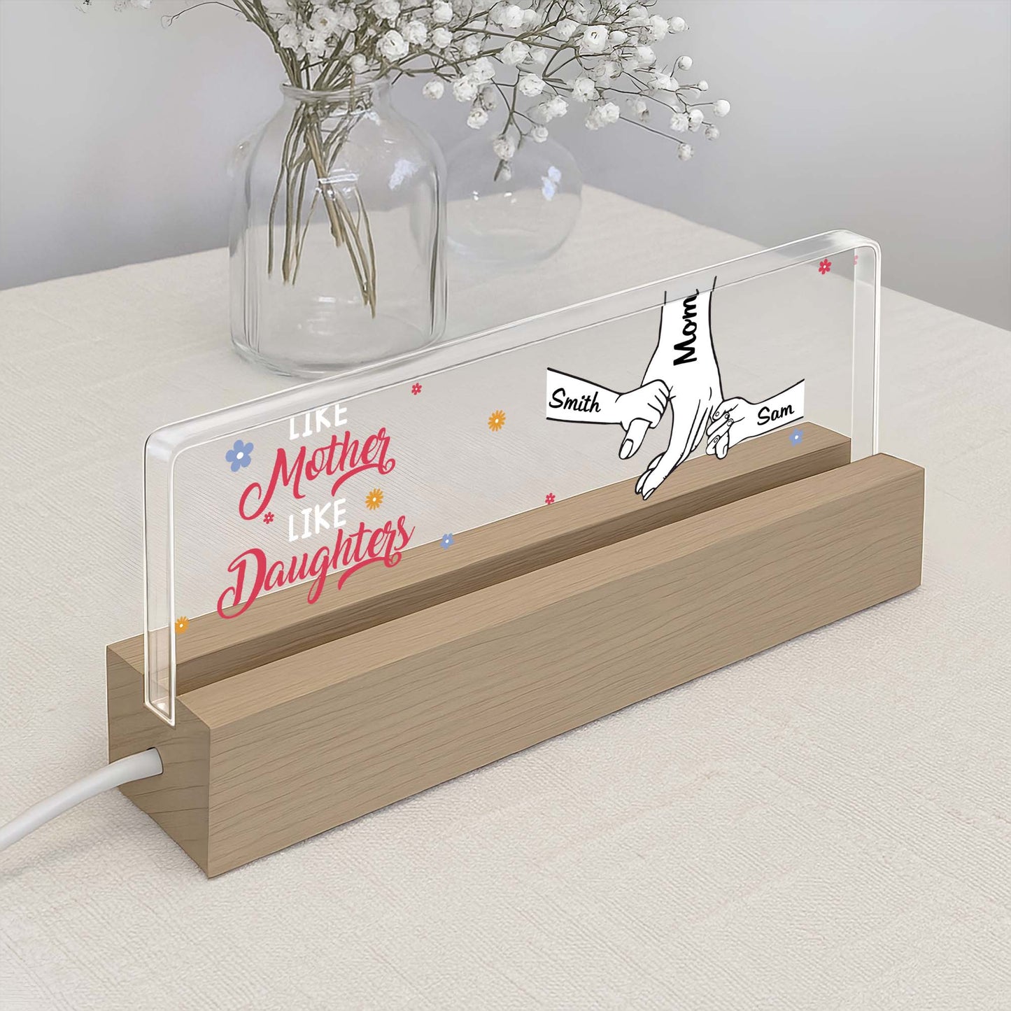 Like Mother Like Daughters Hand Holding Design