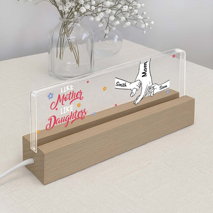 Like Mother Like Daughters Hand Holding Design