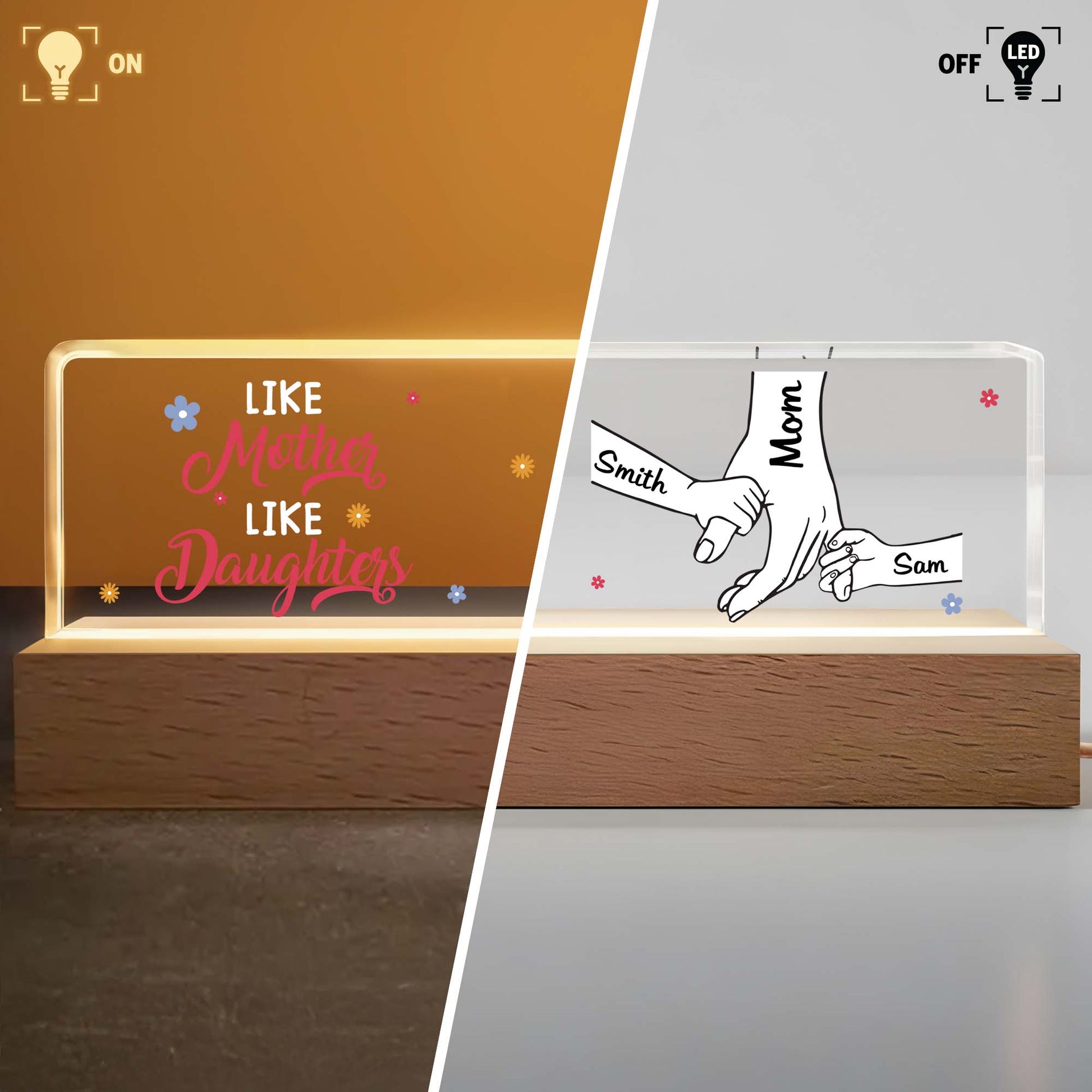 Like Mother Like Daughters Hand Holding Design