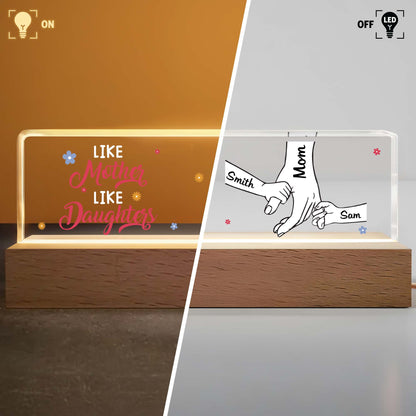 Like Mother Like Daughters Hand Holding Design