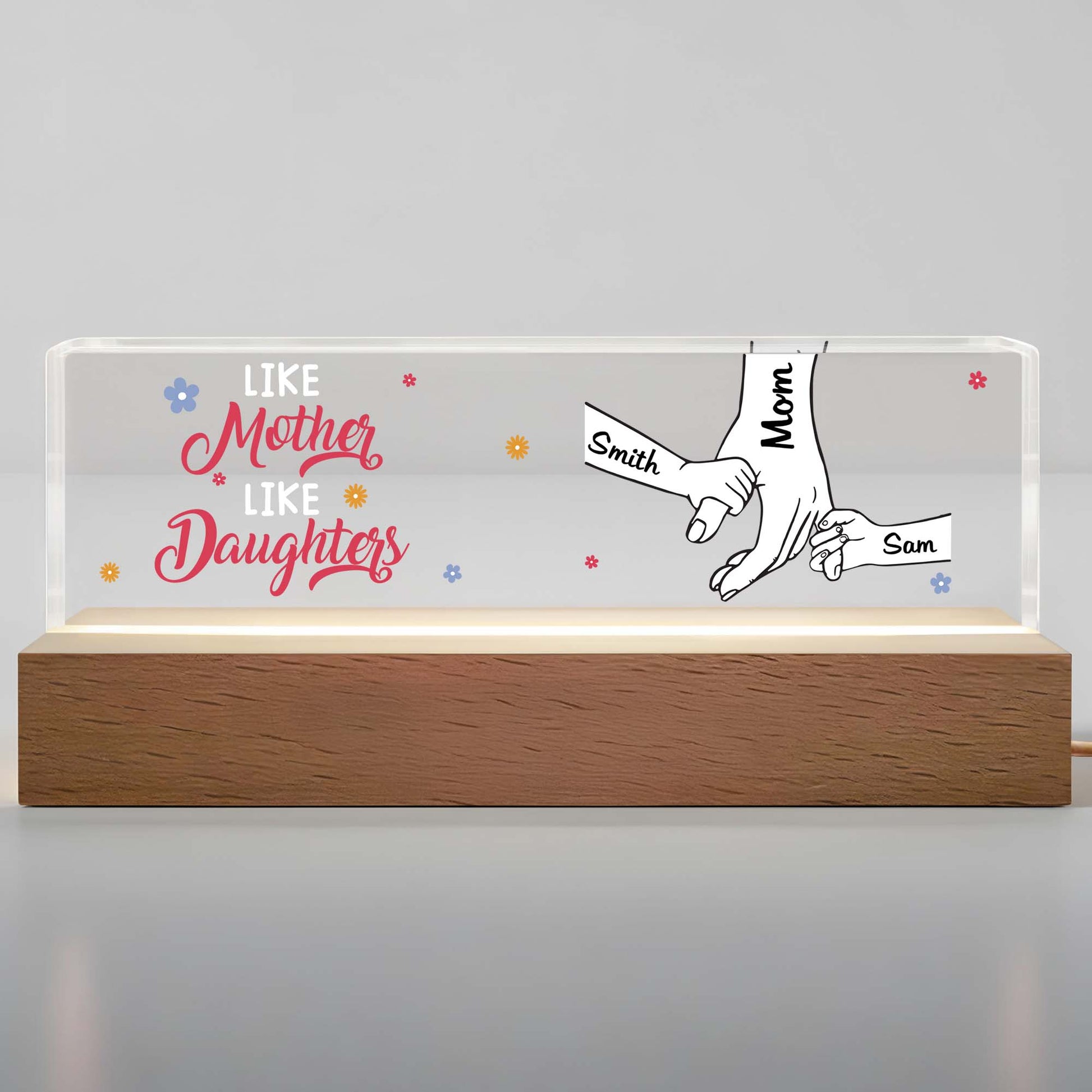 Like Mother Like Daughters Hand Holding Design