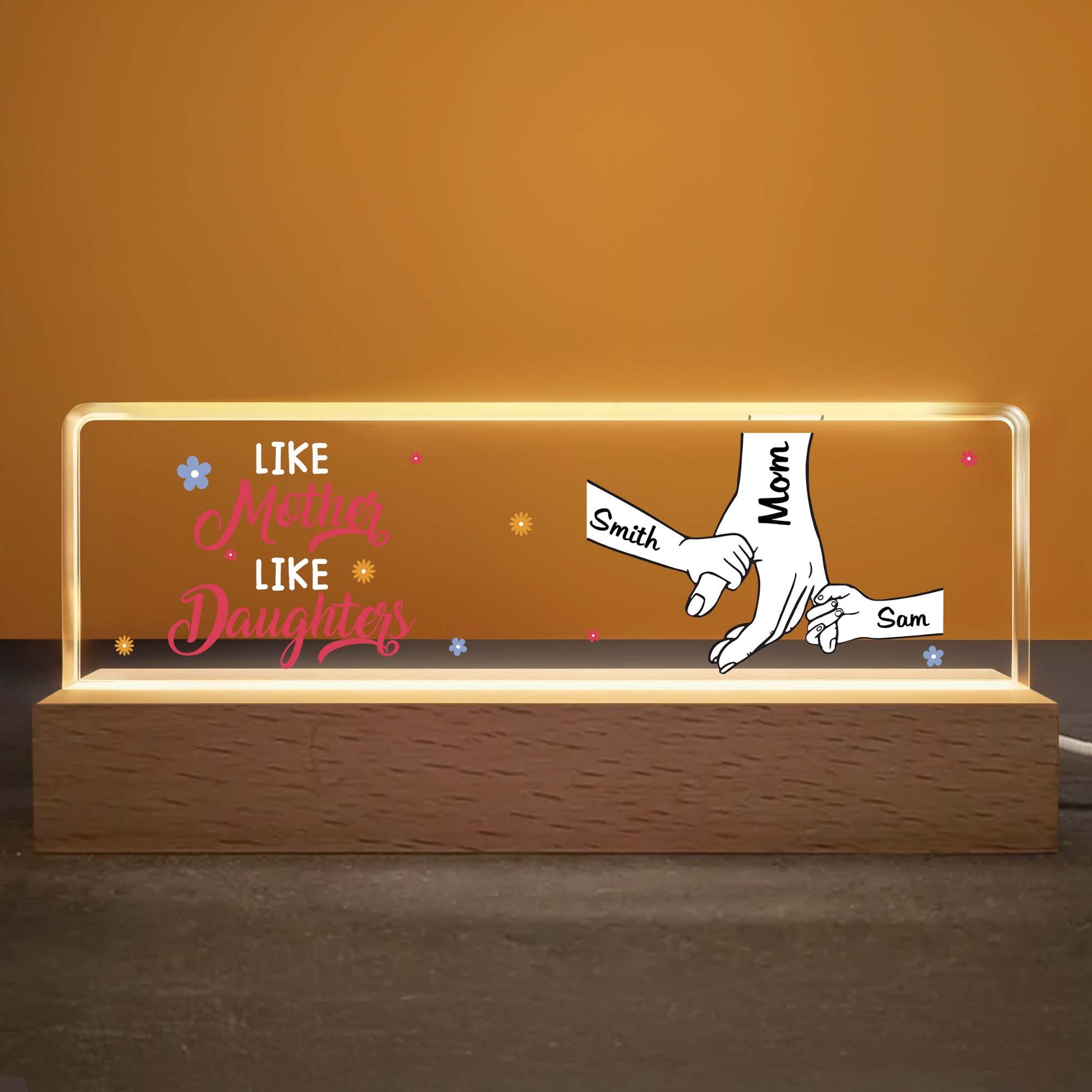 Like Mother Like Daughters Hand Holding Design