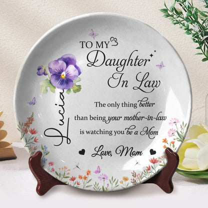 To My Daughter In Law, The only thing better, Flowers and Butterflies