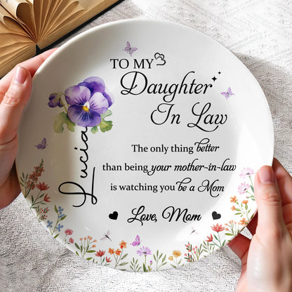 To My Daughter In Law, The only thing better, Flowers and Butterflies