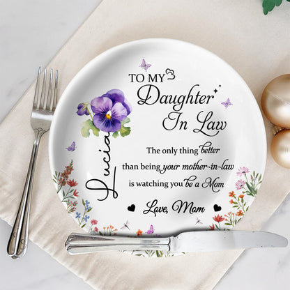 To My Daughter In Law, The only thing better, Flowers and Butterflies