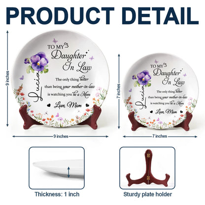 To My Daughter In Law, The only thing better, Flowers and Butterflies