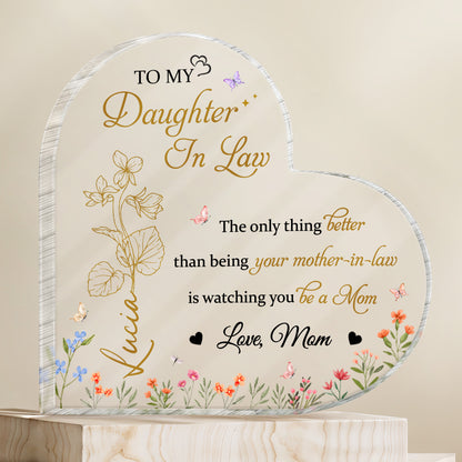 To My Daughter-In-Law The only thing better than being your mother-in-law, Butterflies and Flowers