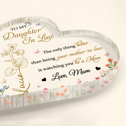 To My Daughter-In-Law The only thing better than being your mother-in-law, Butterflies and Flowers