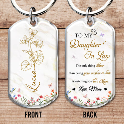 To My Daughter In Law, The Only Thing Better Than Being Your Mother-In-Law, Flowers And Butterflies