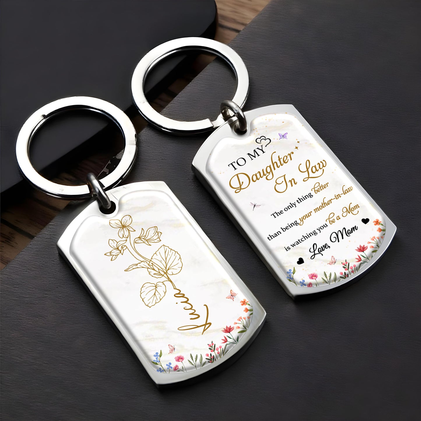 To My Daughter In Law, The Only Thing Better Than Being Your Mother-In-Law, Flowers And Butterflies