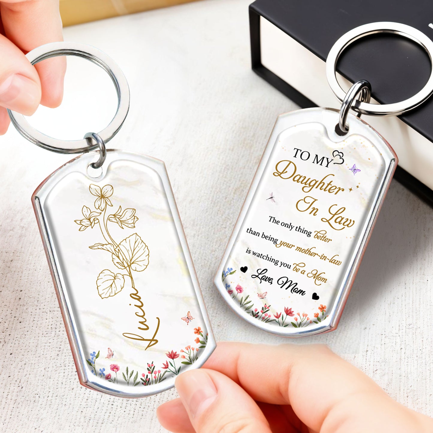 To My Daughter In Law, The Only Thing Better Than Being Your Mother-In-Law, Flowers And Butterflies