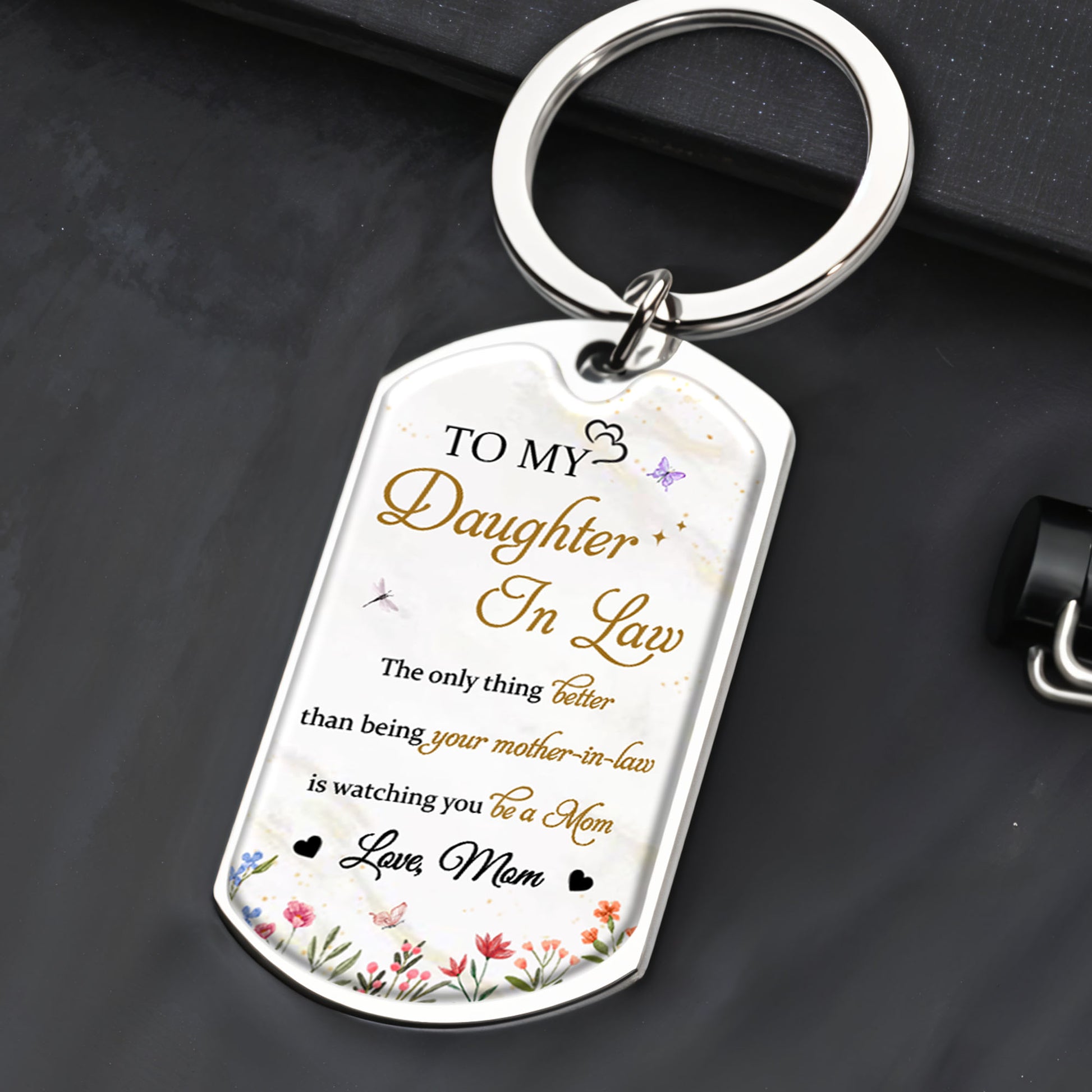 To My Daughter In Law, The Only Thing Better Than Being Your Mother-In-Law, Flowers And Butterflies