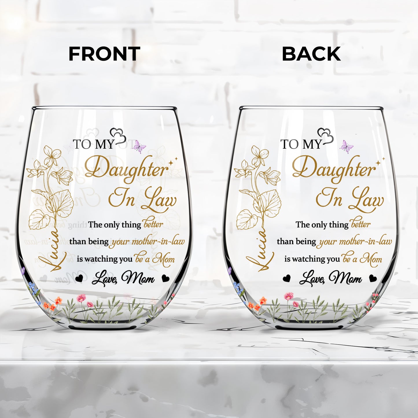 To My Daughter In Law, The Only Thing Better Than Being Your Mother-In-Law, Flowers