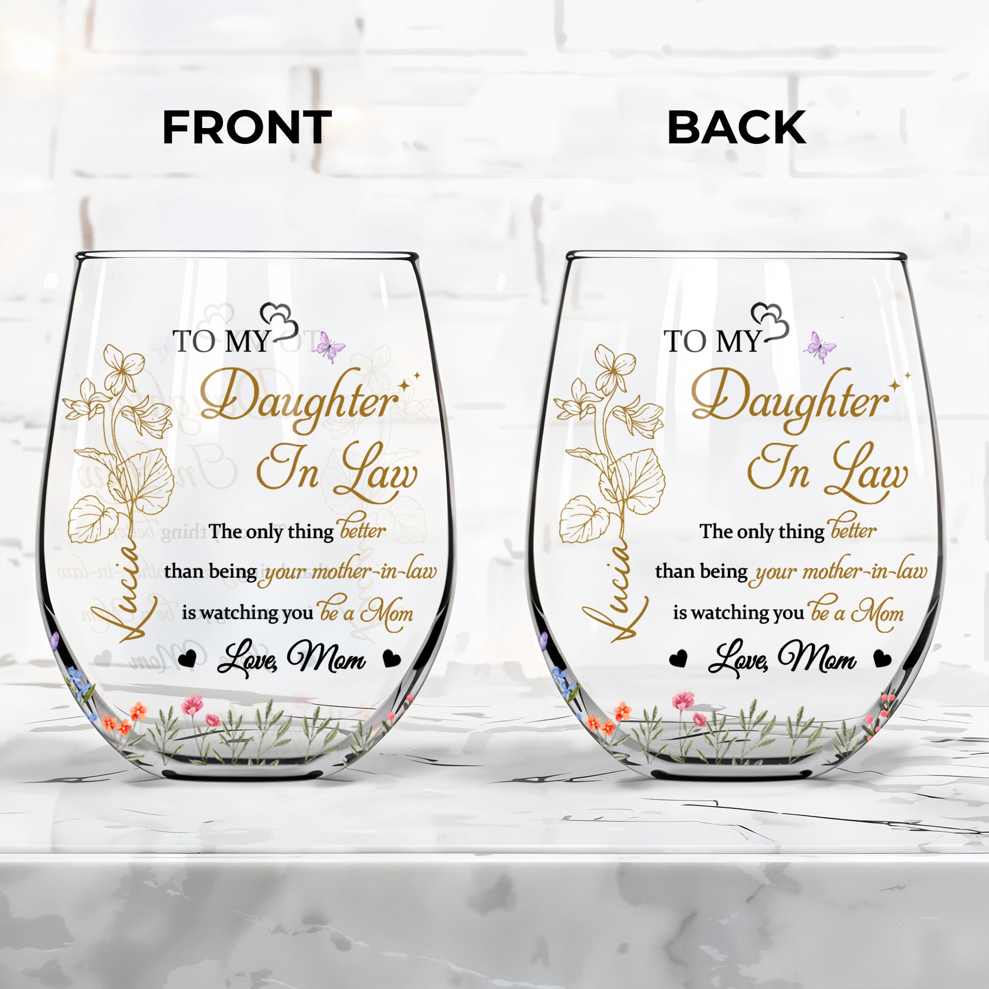 To My Daughter In Law, The Only Thing Better Than Being Your Mother-In-Law, Flowers