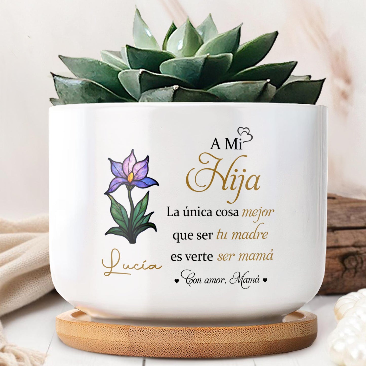 A Mi Hija, La única cosa mejor que ser tu madre es verte ser mamá, Flower