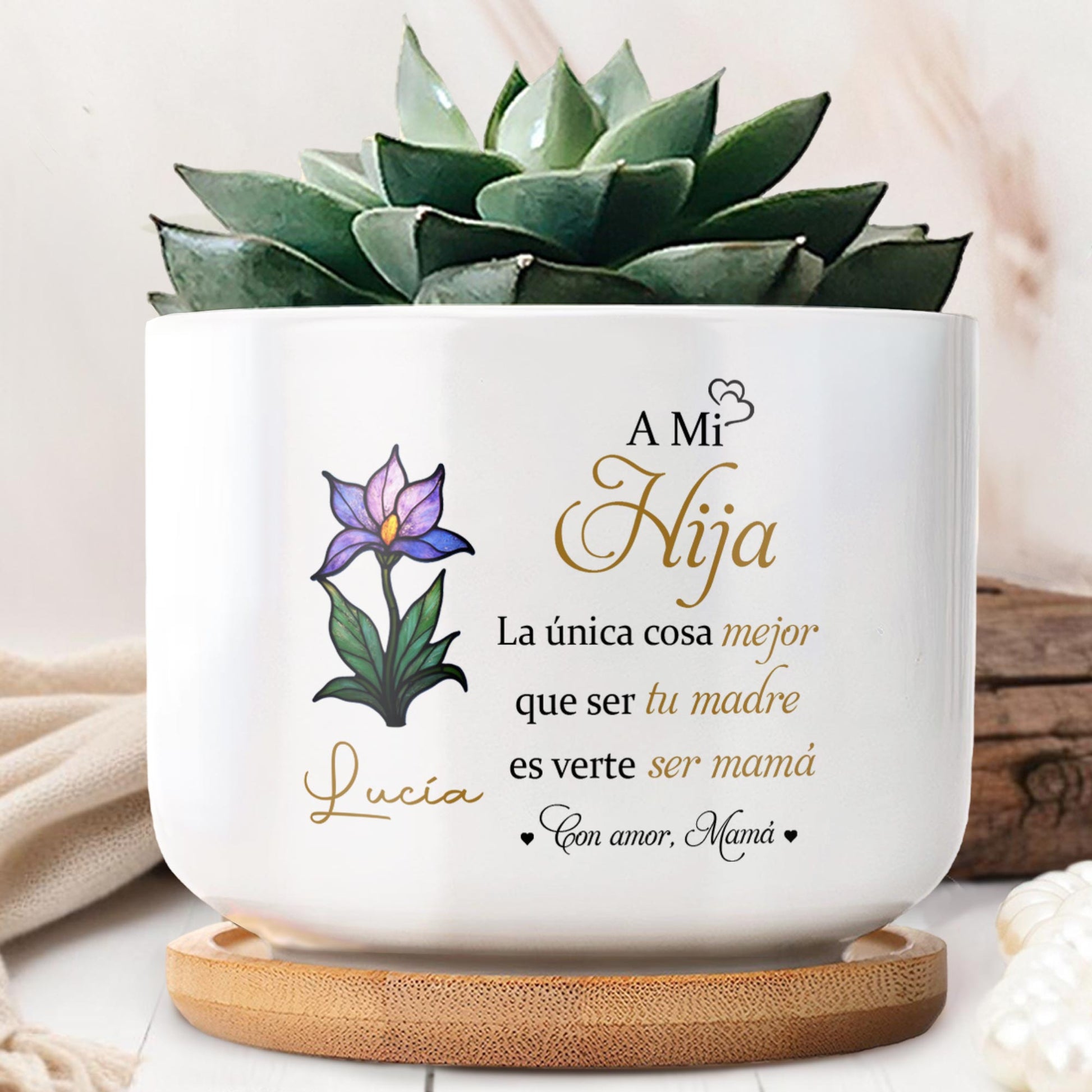 A Mi Hija, La única cosa mejor que ser tu madre es verte ser mamá, Flower