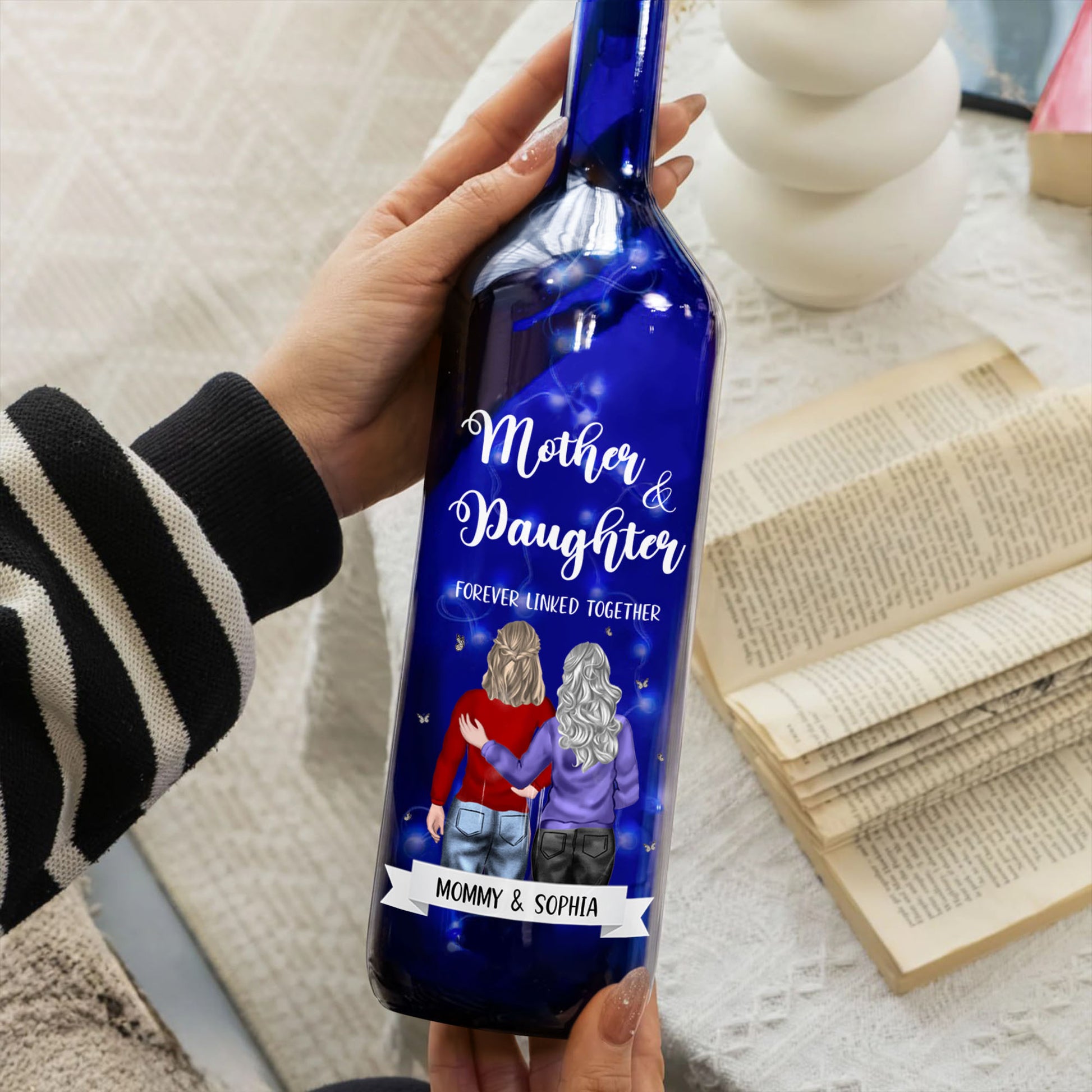 Mother & Daughter Forever Linked Together