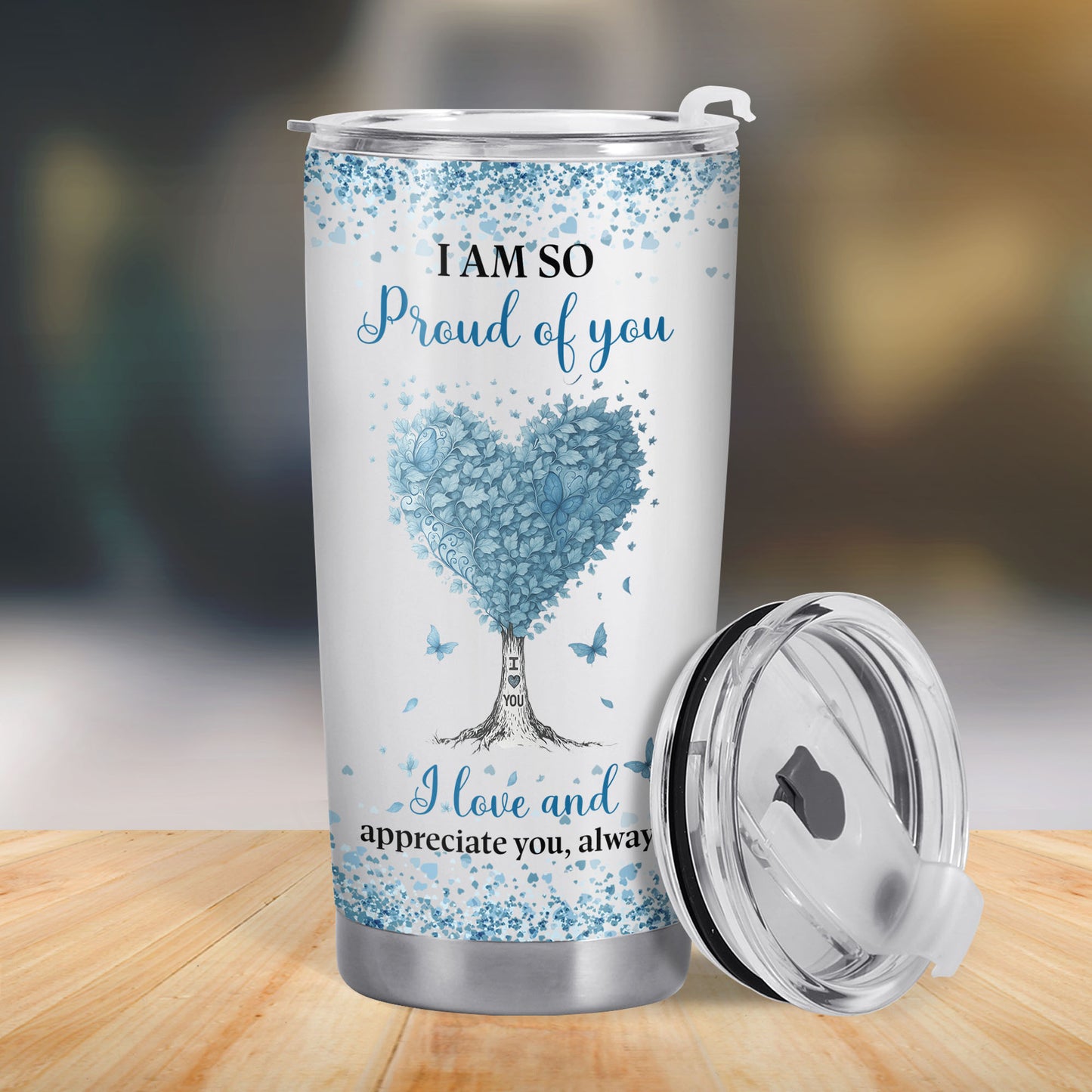 I Am So Proud Of You, Love and Appreciate, Heart Tree Design