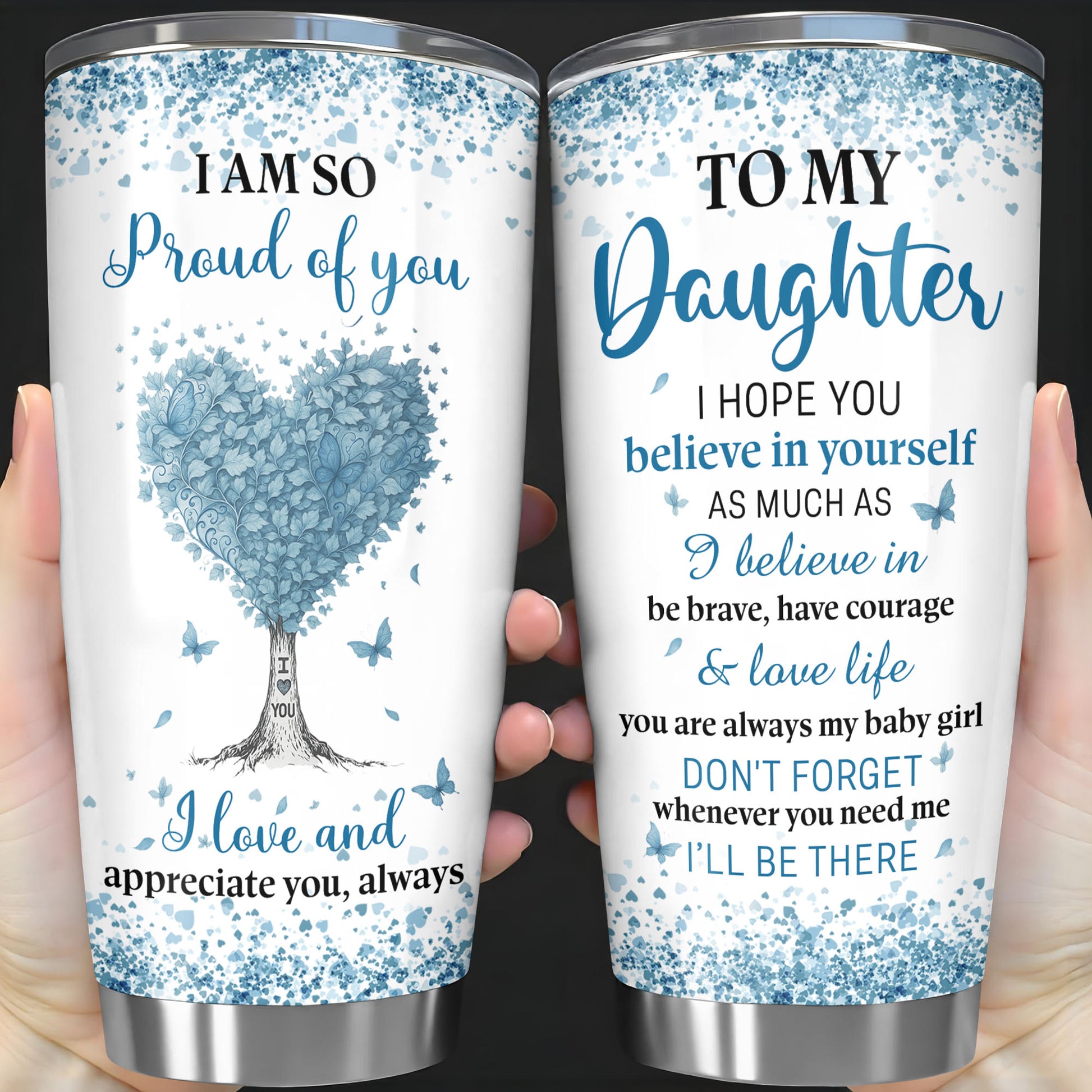 I Am So Proud Of You, Love and Appreciate, Heart Tree Design