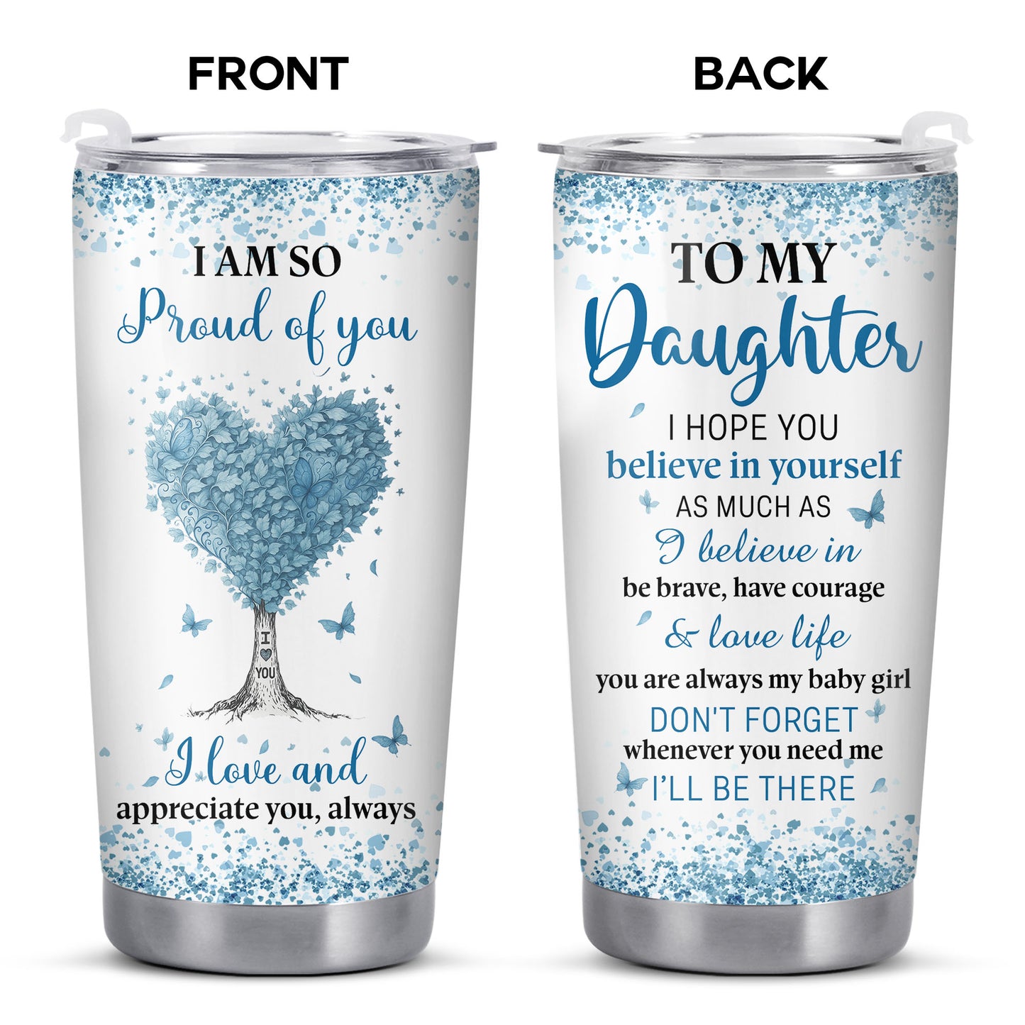 I Am So Proud Of You, Love and Appreciate, Heart Tree Design