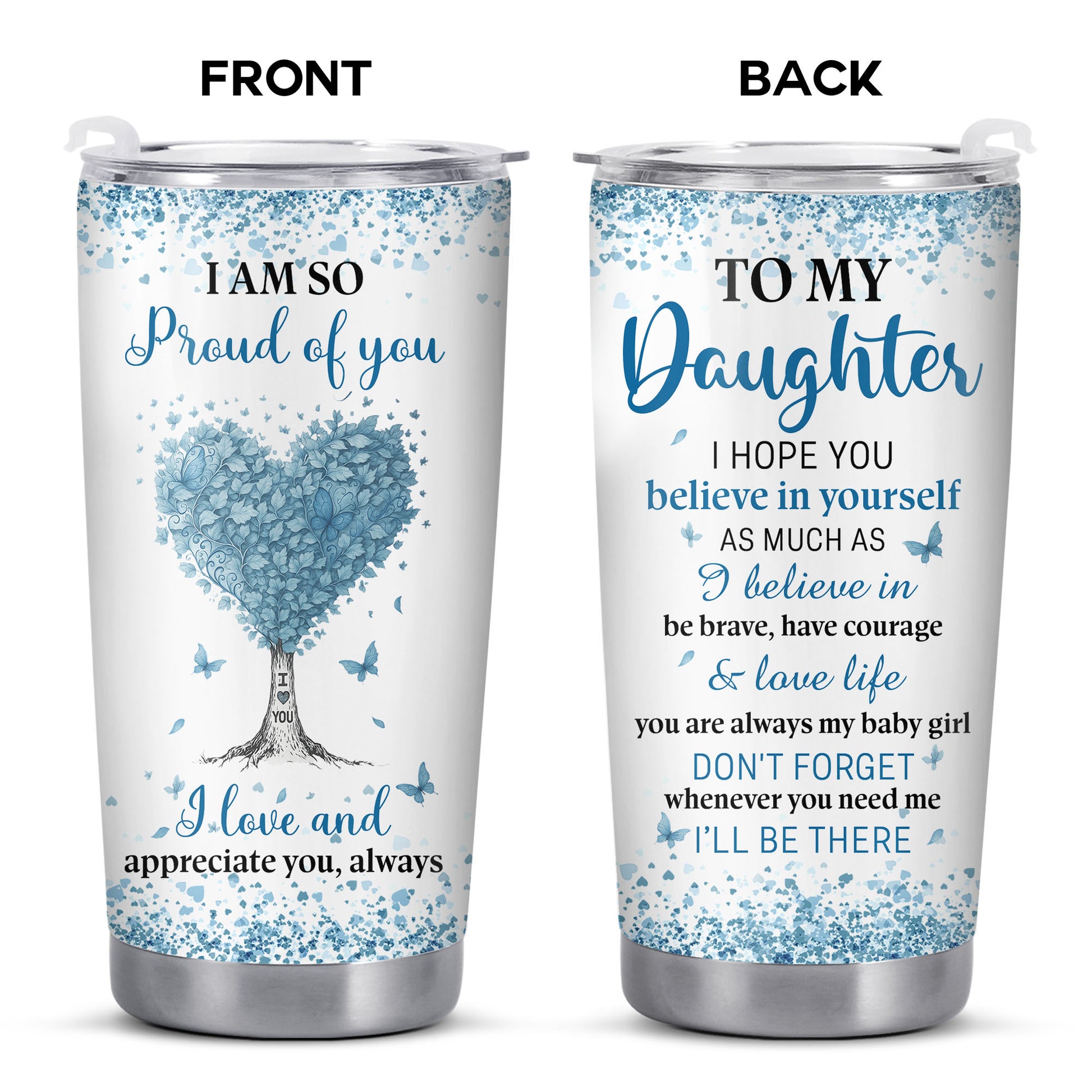 I Am So Proud Of You, Love and Appreciate, Heart Tree Design