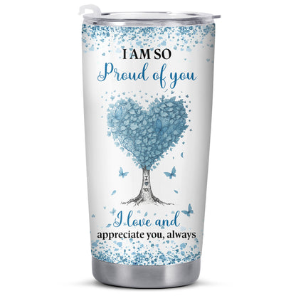 I Am So Proud Of You, Love and Appreciate, Heart Tree Design