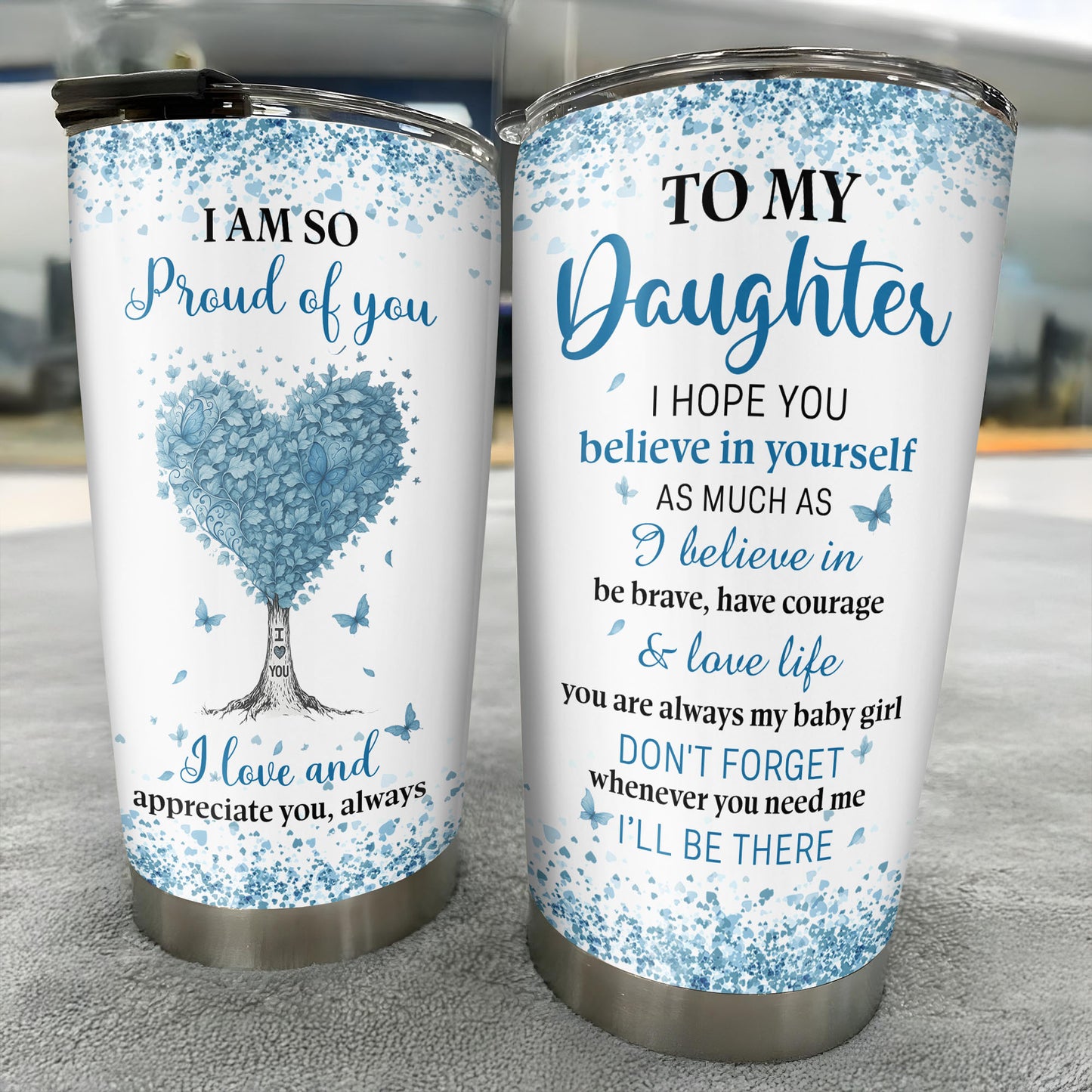 I Am So Proud Of You, Love and Appreciate, Heart Tree Design