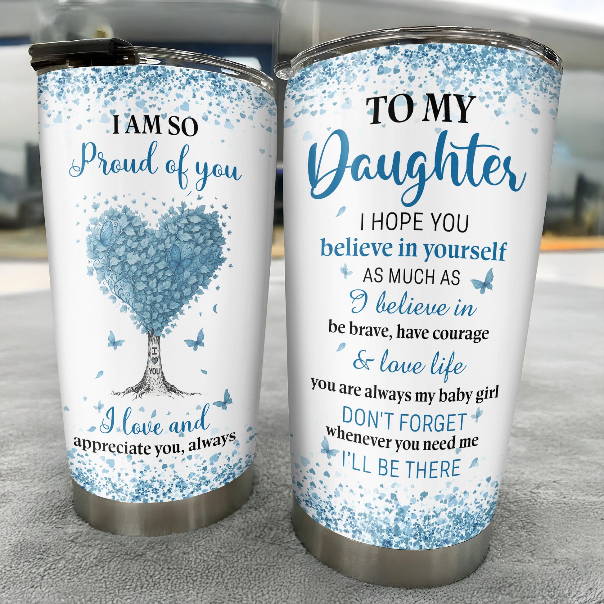 I Am So Proud Of You, Love and Appreciate, Heart Tree Design