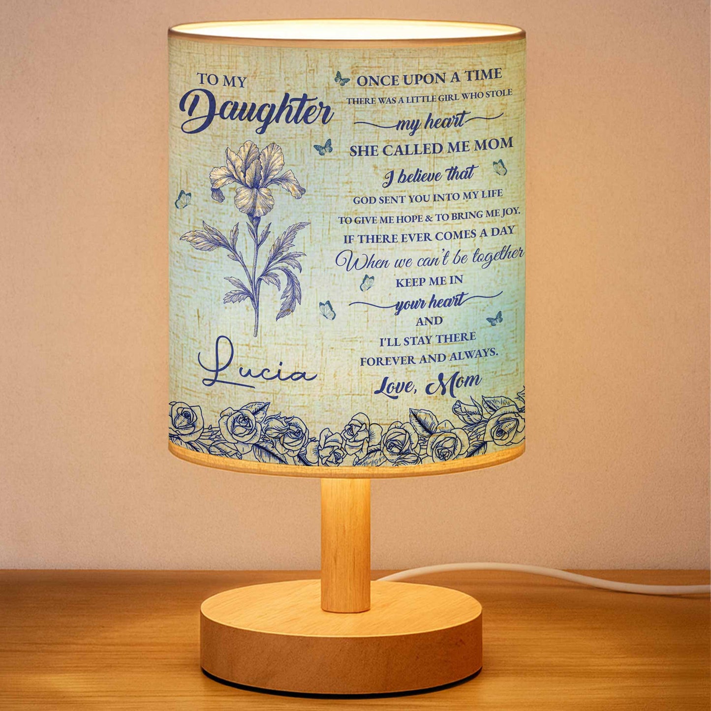 To My Daughter, Once Upon A Time, Flowers And Roses