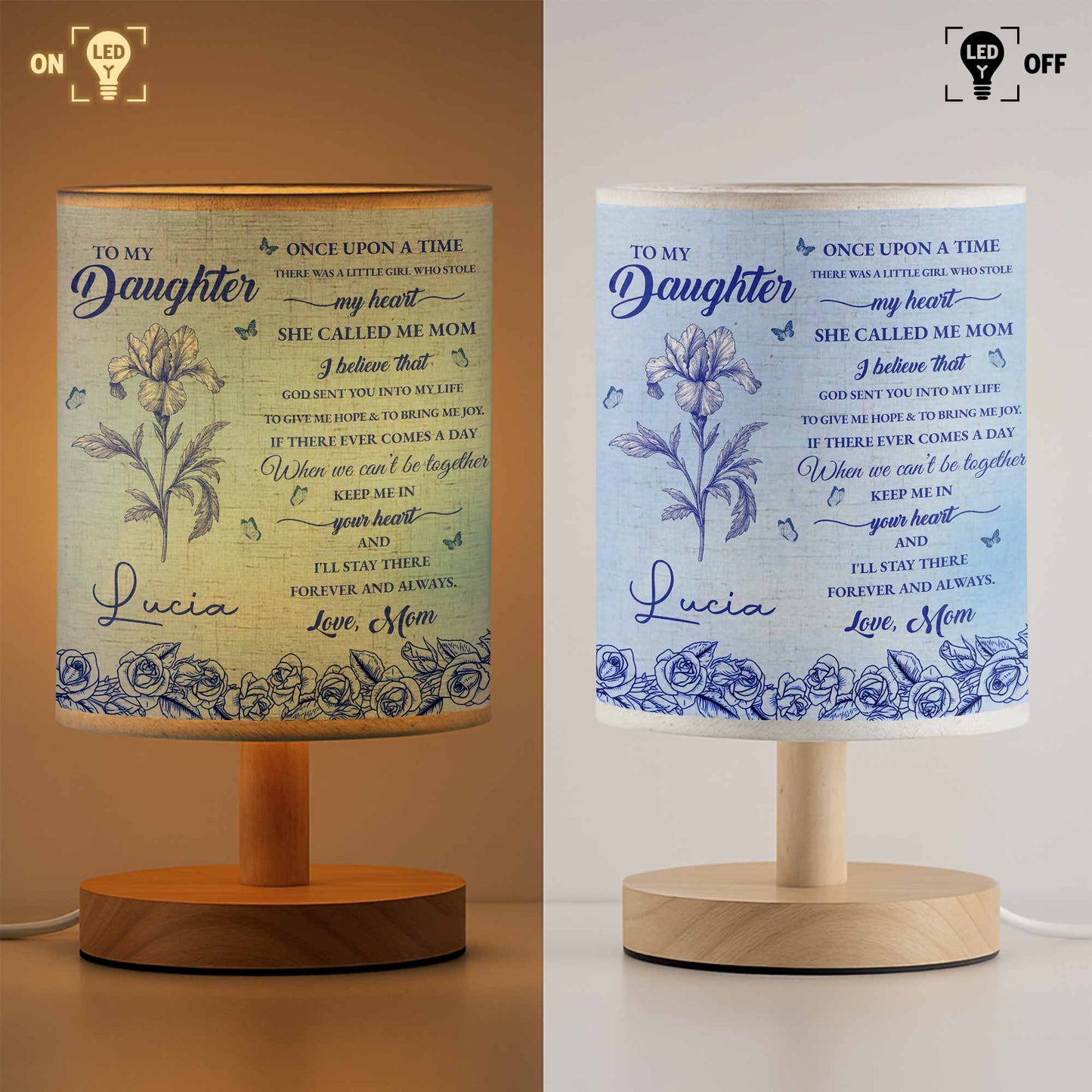 To My Daughter, Once Upon A Time, Flowers And Roses