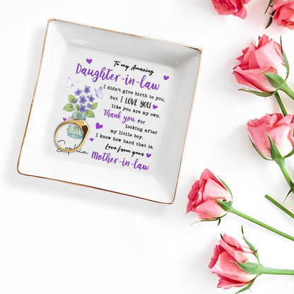 To My Amazing Daughter-In-Law With Flowers And Butterflies