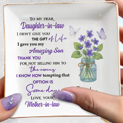To My Dear Daughter-in-Law The Gift Of Life With Flowers