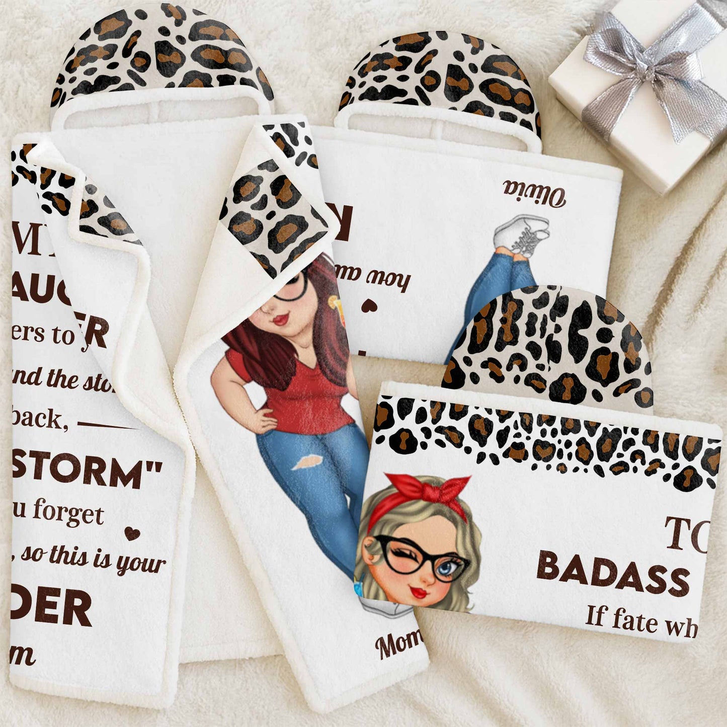 To My Badass Daughter, Leopard Print and Dresses