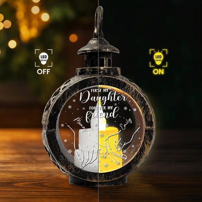 First My Daughter Forever My Friend, Candle and Snowflakes