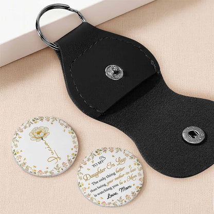 To My Daughter In Law, Watching You Be A Mom - Personalized Custom Pocket Hug - DAU193_HTOK