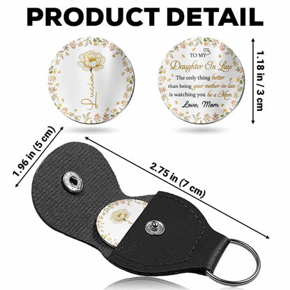 To My Daughter In Law, Watching You Be A Mom - Personalized Custom Pocket Hug - DAU193_HTOK