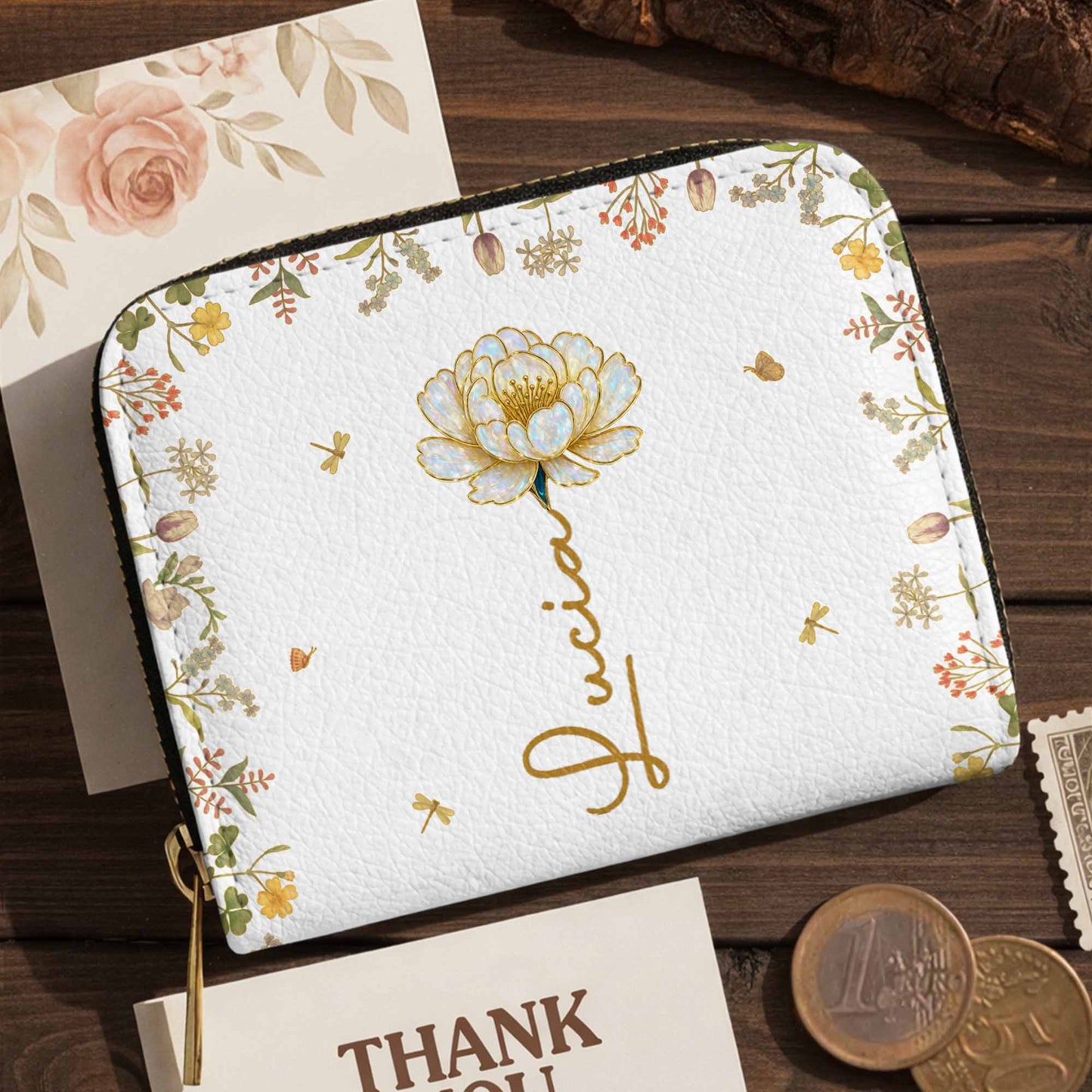 Beautiful Floral Mini Wallet