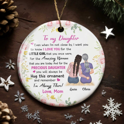 To My Daughter, I Love You, Flowers, Mother And Daughter