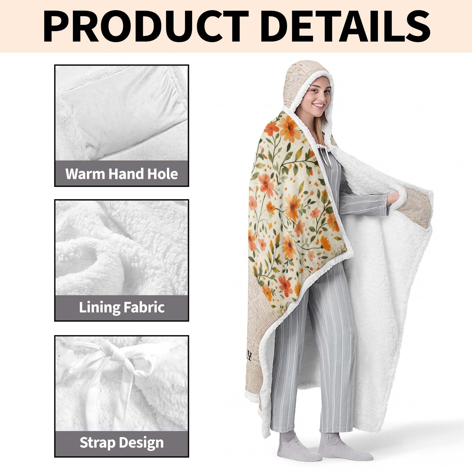 To My Daughter, Love You Forever, Flowers and Hearts Design