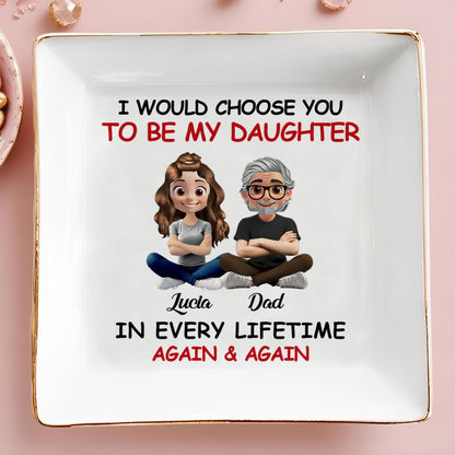 I Would Choose You To Be My Daughter, Cartoon Father and Daughter