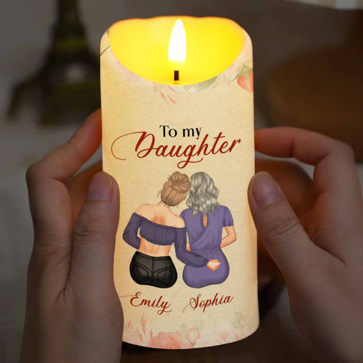 To My Daughter, Love Mom, Flowers