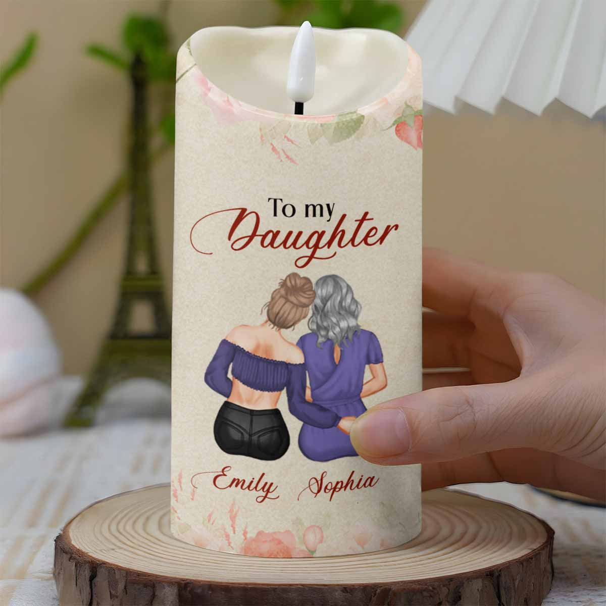 To My Daughter, Love Mom, Flowers