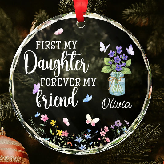 First My Daughter Forever My Friend, Flowers and Butterflies